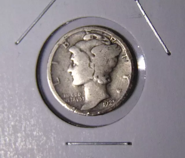 1925-D Mercury Silver Dime Circulated Denver Mint (52123)