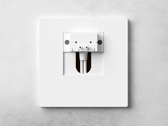 Placca A Muro IngegnoTech Per Shelly Wall Display – Adattatore Rettangolare, Plastica Opaca