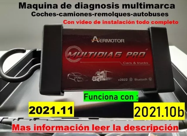 Maquina de diagnosis multimarca profesional coches-camiones-autobuses-remolques