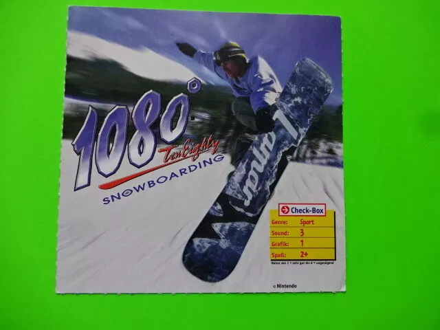 Micky Maus " Sammelkarte 70 / 80er - 1080 / Snowboarding