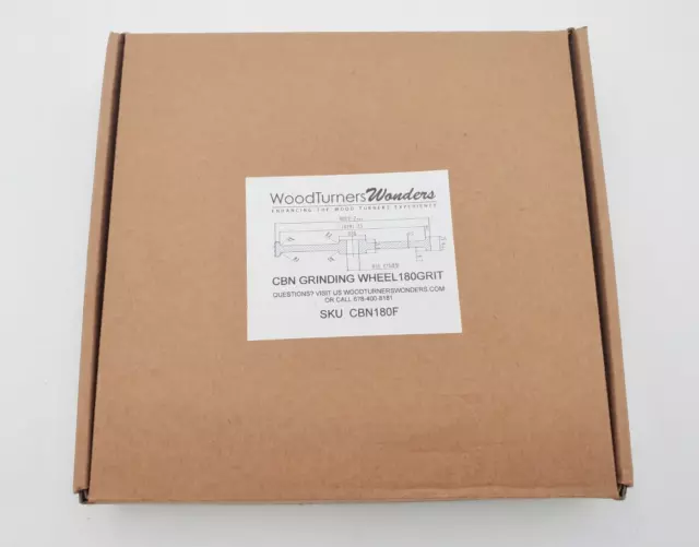 WoodTurners Wonders CBN Grinding Wheel 180GRIT SKU CBN180F New