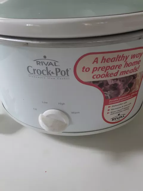 Rival crock pot stoneware slow cooker deals