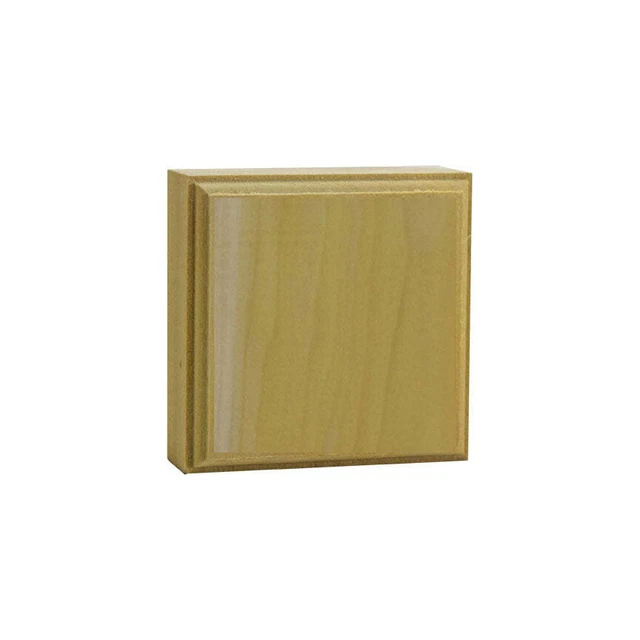 Hardwood Casing Corner Block 1" x 3" Square EWAP31
