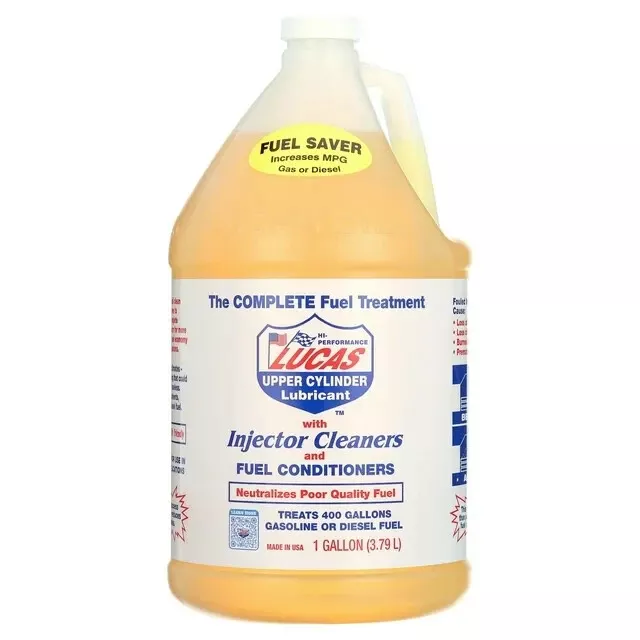 3.79L Lucas Oil Fuel Additive Upper Cylinder Lube Cleaner Lubricant (10013)
