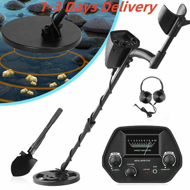 Metal Detector Gold Waterproof Professional For Treasure Hunt With Headphone US