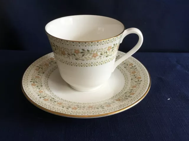 Royal Doulton Paisley tea cup & saucer (very minor rim gilt wear)