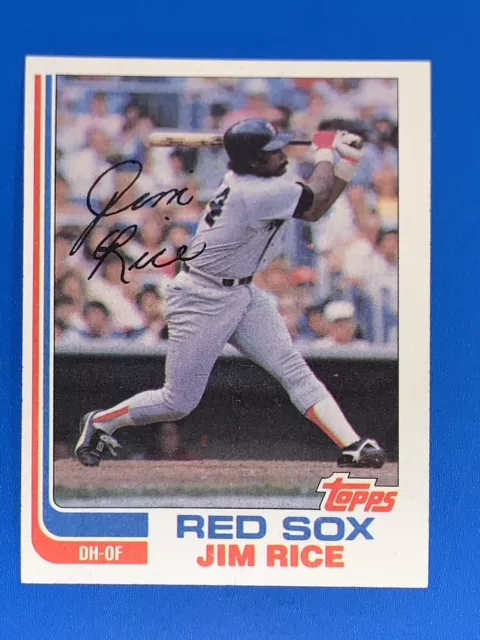 1982 Topps Jim Rice Baseball Card #750 Boston Red Sox Set Break NM-MINT