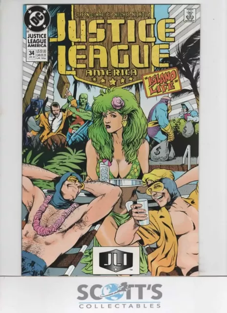 Justice League America   #34      Vf/Nm