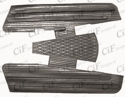 Cif 7421 TAPPETO CENTRALE NERO GOMMA CIF TIPO ORIGINALE PIAGGIO VESPA PK 50 
