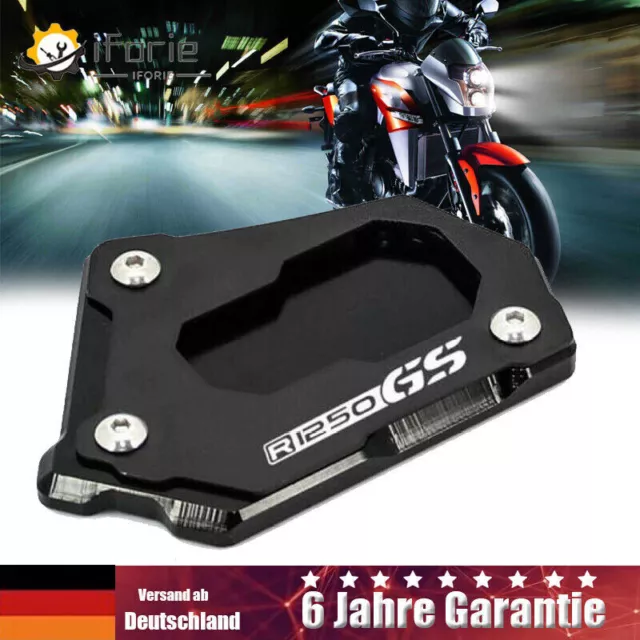 Kickstand Fuß Seitenständer Vergrößerer Platte Pad Für BMW R1250GS R1200GS LC DE