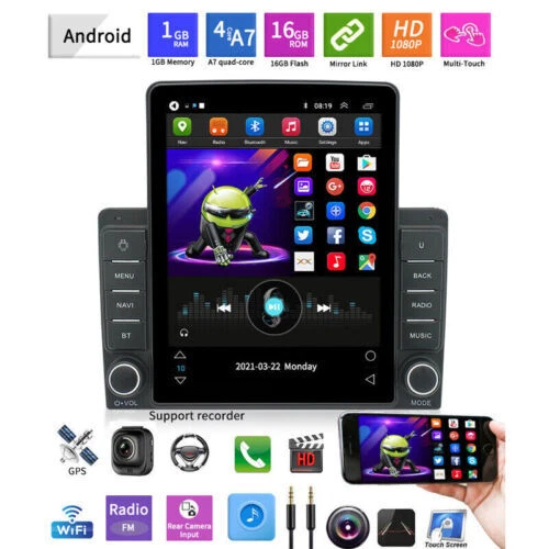 GPS Navigation Wifi Android 10.1 9.5" Double Din Car Stereo Radio with Bluetooth