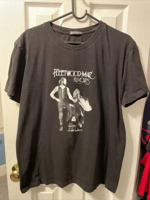 Fleetwood Mac rumors men’s black shirt size XL