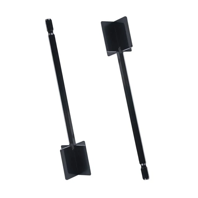2 Pcs Epoxy Mixer Attachment for Drill, Reusable Paint and Resin Mixer Paddle...