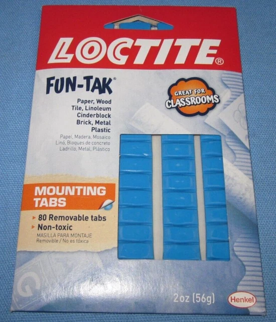 LOCTITE HOME AND Office FunTak Mounting Putty Tabs, One 2oz Package