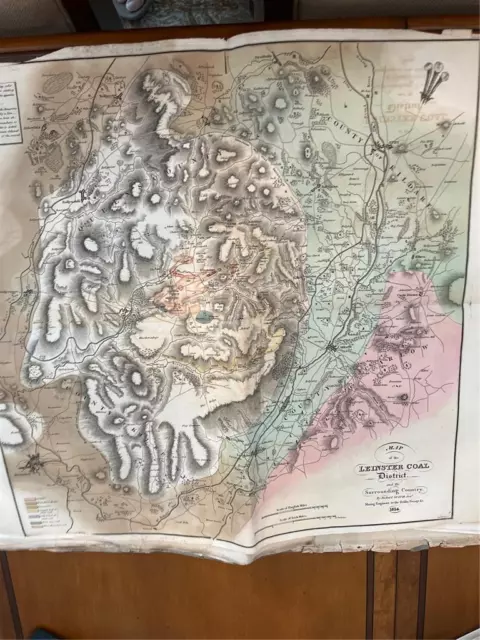 Leinster Coal District Survey (Ireland) 1814. Map, plan,geology appendix. RARE 2
