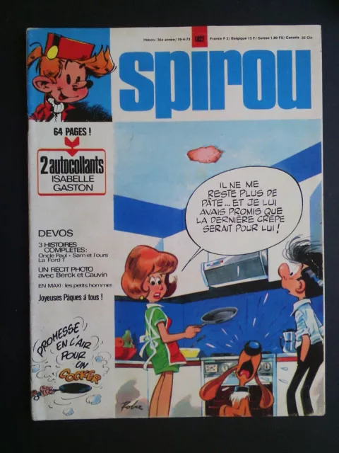 Spirou 1973 Lot de 22 numéros Lire annonce  Voir Photos