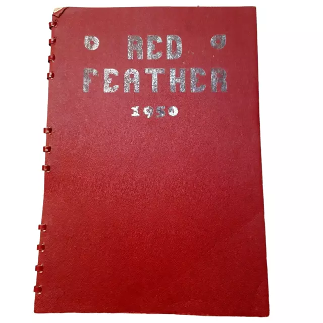 1949 - 1950  Mead Junior High School Red Feather Yearbook Mead Washington WA