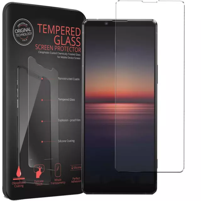 2x Lámina Protectora para Sony Xperia 5 II Película de Cristal Pantalla 9H