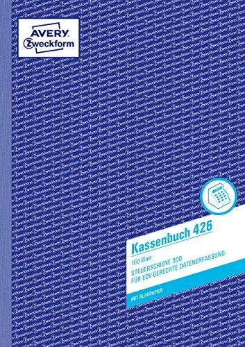 AVERY Zweckform 426 Kassenbuch A4 Steuerschiene 300 Rechtsexperten Deutschland B