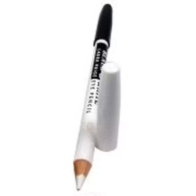 Safran schwarz & weiß Eyeliner Bleistift 2 in 1 weiche Kohl Augenbinder doppelt 2