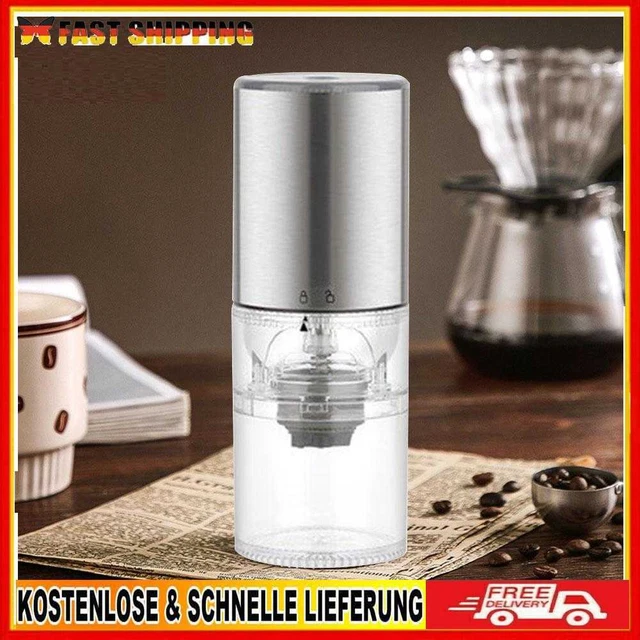 Aunis Elektrische Grat Kaffeem?le, Tragbare Kaffeem?le Elektrische Klein mit B?s