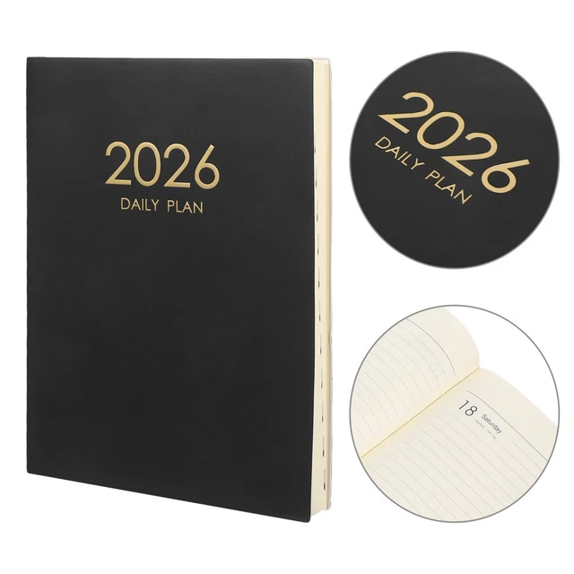 BEZEND Agenda Hebdomadaire 2025 Avec 2 Colonnes Et Onglets Mensuels