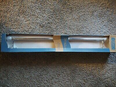 Beme Bathroom Hardware: 24 inch Towel bar with marble ends in Chrome (New)
