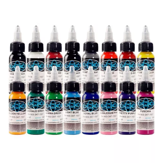 TAttoo Ink 16 Colors Set 1 Oz 30Ml/Bottle Pigment Kit 3D Makeup Beauty Ink Y6T7