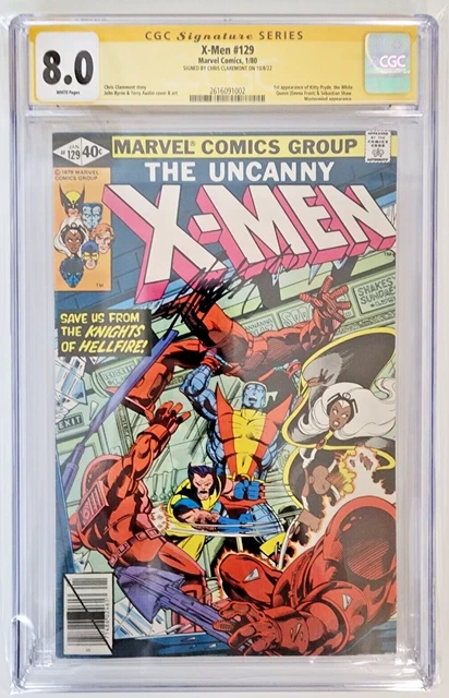 Uncanny X-Men Vol 1  (1963 Marvel) #129 1st Apps Kitty Pride, Emma Frost CGC 8.0