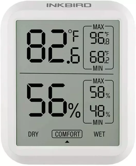 Thermometer Hygrometer ITH-20 Monitor für den Außenlufttemperatur LCD Max Min CF