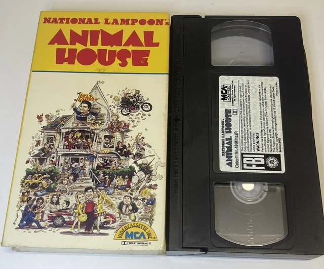 ANIMAL HOUSE (VHS, 1978) John Belushi Classic 70s Comedy Special