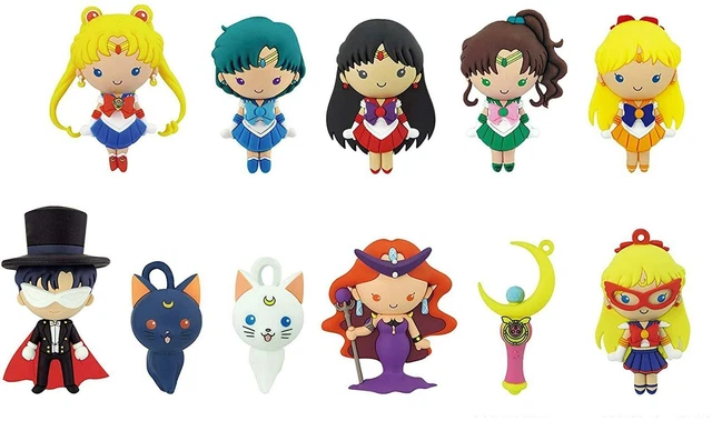Sailor Moon Portachiavi 3D Set Completo Di 11 Pezzi Serie 1 Anime Manga #1