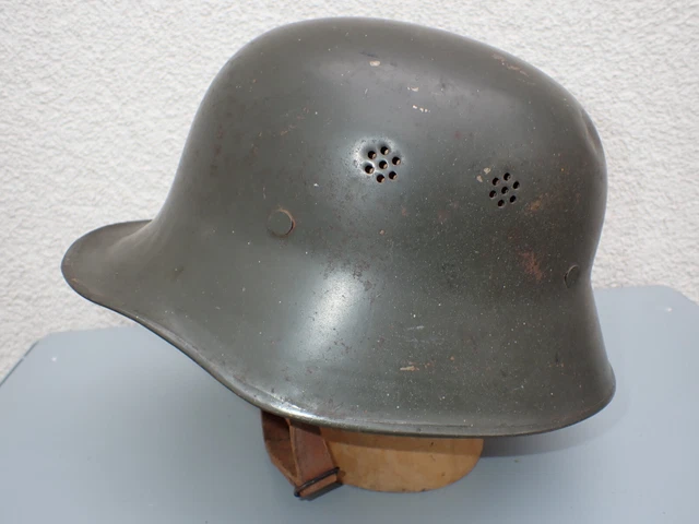 Top Wehrmacht ww2 2.WK Deutscher Stahlhelm früher M34 Innenfutter Sturmriemen