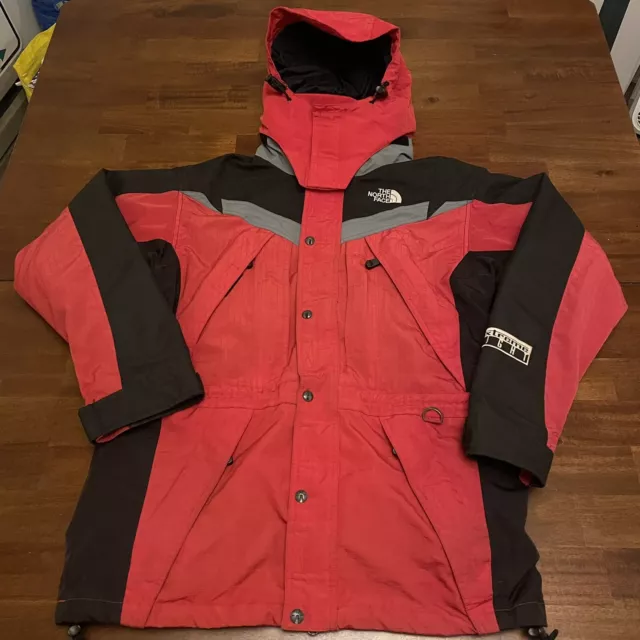 VTG NORTH FACE Extreme Light Jacket Mens Small Red Mountain Guide $69. ...