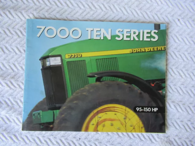 1998 John Deere 7210 7410 7610 7710 7810 700 ten series tractor brochure