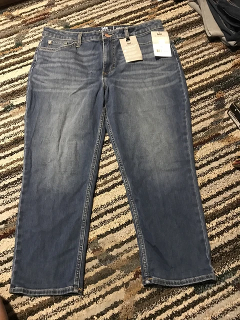 Lee Riders Women's Cuffed Capri Jeans, Jasper, 14