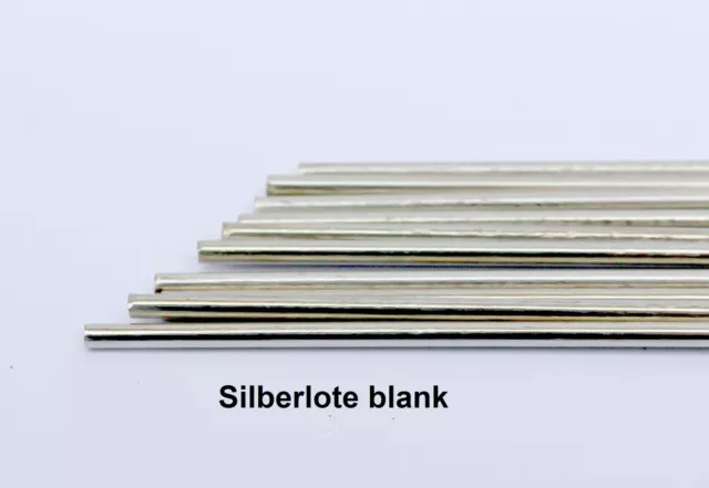 10 Stäbe Silberlot 55 % Silber Hartlot Abm.1,5 x 500 mm cadmiumfrei