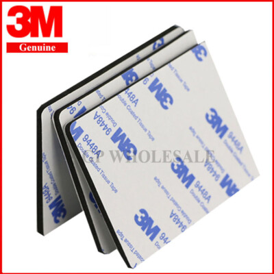 3 M 9448 A Eva Double Face Adhesive Mousse Tape Sticky Pads Noir 10cmx10cm X2mm Eur 7 32 Picclick Fr