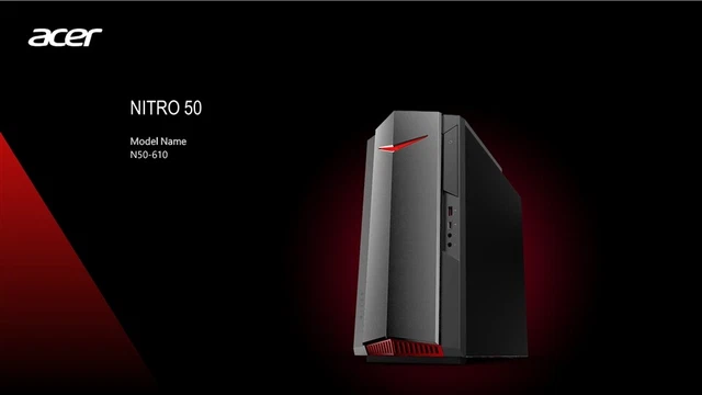 ACER NITRO N50-610 Jeux RTX 3060 Ti Core i5-10400F 16GB RAM 512GB