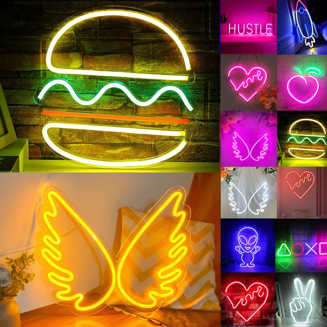 LED NEON SIGN Light Wall Lights Art Decor Lamp for Kids Bedroom Home