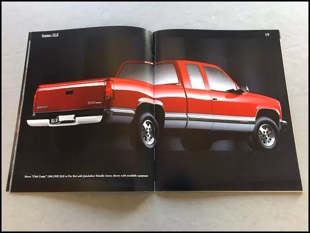 1995 GMC Sierra Sonoma Truck 62-page Original Sales Brochure Book Catalog 3