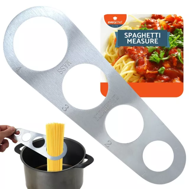 Spaghetti Pasta Measure Tool | Stainless Steel 1-4 People Portion Cooking Noodle