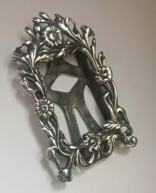 Art Nouveau Solid Silver Picture Frame Fully Hallmarked.