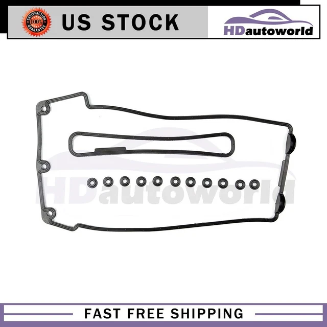 For BMW E38 E39 E53 540i 740i il X5 Valve Cover Gasket Set W/Grommets 2003-2005