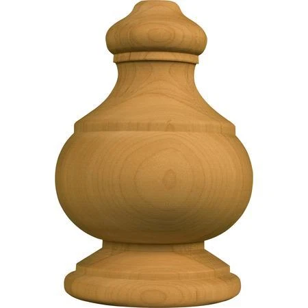 OSBORNE WOOD PRODUCTS 7214MH 5 x 3 1/4 x 1 1/8 Lg. Traditional Half Round