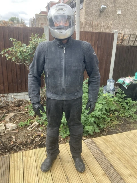 BMW MOTORRAD ATLANTIS 3 Pro Nubuck Size52 Jacket 50 Trousers GREAT