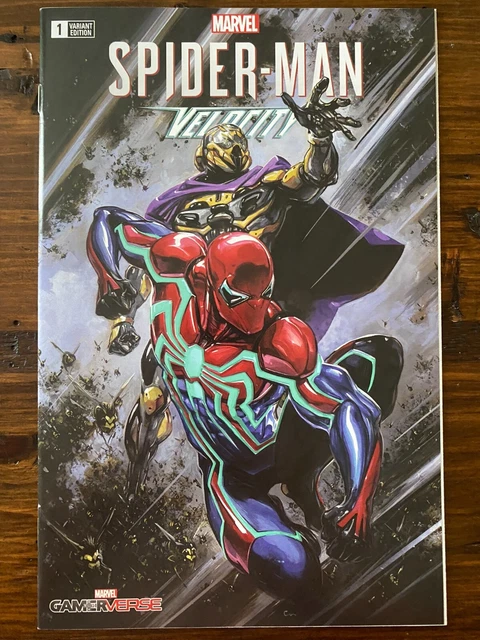 Marvel SPIDER-MAN VELOCITY #1 NM+ 9.6 Trade Dress Variant Clayton Crain 1/1000