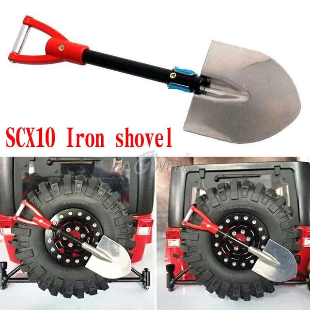 1/10 RC Crawler Car Metal Shovel Scale Accessorie For Axial SCX10 D90 D110 RC4WD