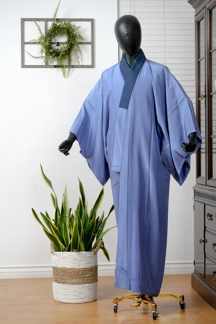 Dear Vanilla Japanese Juban Undergown Men's Kimono Authentic Vintage Japan Mint