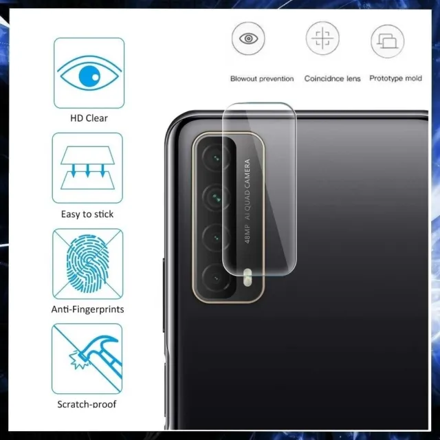 Protection Caméra Pour Huawei P Smart 2021 Film Verre Trempé Lentille Arrière